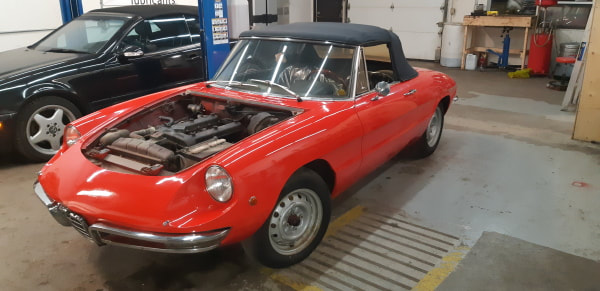 Restoration of 1969 Alfa Romeo